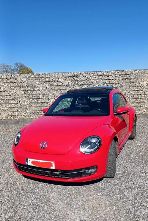 VW Beetle rouge toit ouvrant, Auto's, Volkswagen, Particulier, Beetle (Kever), Adaptieve lichten, Adaptive Cruise Control, Airbags