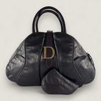 Dior Saddle bowling tas en portemonnee, Handtassen en Accessoires, Ophalen of Verzenden, Gebruikt, Zwart, Handtas