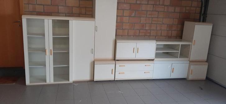 Kastjes voor in berging of garage, Huis en Inrichting, Kasten | Boekenkasten, Gebruikt, Met deur(en), Glas, Overige materialen