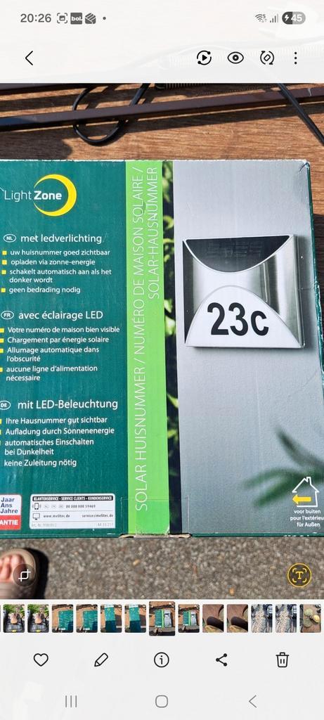 Verlichte huisnummer( boor alle nummers)NIEUW, Elektronische apparatuur, Overige elektronische apparatuur, Nieuw, Ophalen of Verzenden