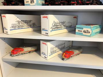 Volledige verzameling Märklin treinen en toebehoren beschikbaar voor biedingen
