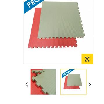 15m carré de tatami puzzle 4cm d épaisseur utilisé 4x, Enlèvement ou Envoi, Comme neuf