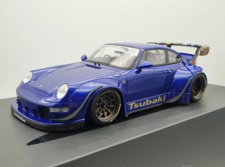 Porsche 911 993 RWB Rauh-Welt Tsubaki 1:18 GT857 GT SPIRIT, Hobby en Vrije tijd, Modelauto's | 1:18, Nieuw, Auto, Overige merken