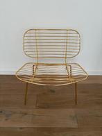 Gouden stoel, Huis en Inrichting, Stoelen, Ophalen, Gebruikt, Overige kleuren, Metaal