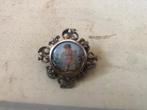 Cameo, oud juweel uit het begin van de 20e eeuw, Ophalen of Verzenden, Zilver, Broche