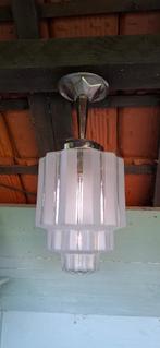 Art deco plafondlamp/oude skyscraper plafonniere/hanglamp, Antiek en Kunst, Ophalen of Verzenden