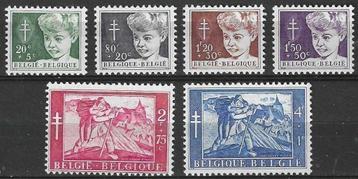 Belgie 1954 - Yvert/OBP 955-960 - Antiteringzegels (PF)
