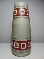 Mooie Mid century vaas met abstract decor - West Germany, Verzamelen, Verzenden, Huis en Inrichting