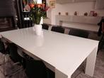Eettafel, Huis en Inrichting, Ophalen, Gebruikt, Glas, 50 tot 100 cm