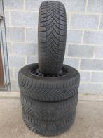 4 Michelin Alpin 6 - 195/65R15 winterbanden op stalen velgen, Auto-onderdelen, Ophalen, 15 inch, Winterbanden, Band(en)