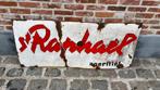 Emaille bord st raphael. Foremail., Ophalen, Gebruikt, Reclamebord