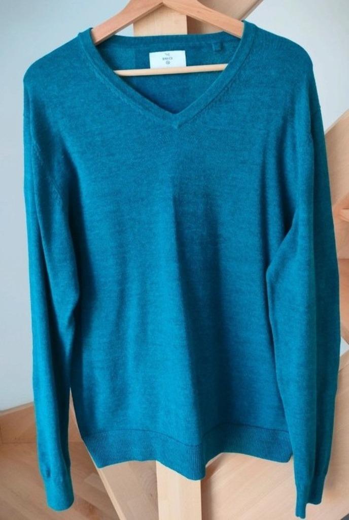 Mooie trui V-hals. C&A. Large, kan ook voor Medium., Kleding | Heren, Truien en Vesten, Zo goed als nieuw, Maat 52/54 (L), Blauw