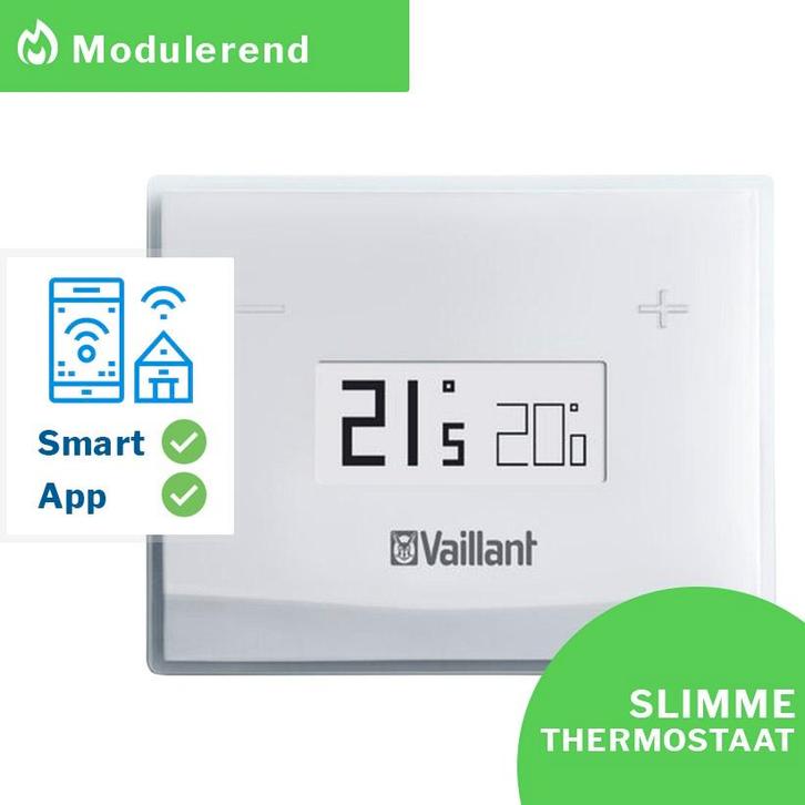 vaillant thermostaat vsmart 2de handse voor 100 euro, Bricolage & Construction, Thermostats, Utilisé, Thermostat intelligent, Enlèvement