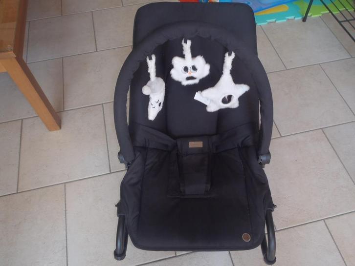 Relax Topmark Jessy kleur zwart, Kinderen en Baby's, Wipstoeltjes, Zo goed als nieuw, Topmark, Ophalen