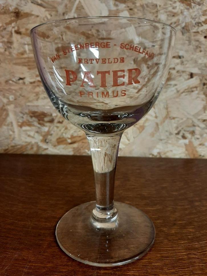 Oid glas brouwerij Van Steenberge-Schelfaut., Collections, Marques de bière, Utilisé, Verre ou Verres, Enlèvement ou Envoi