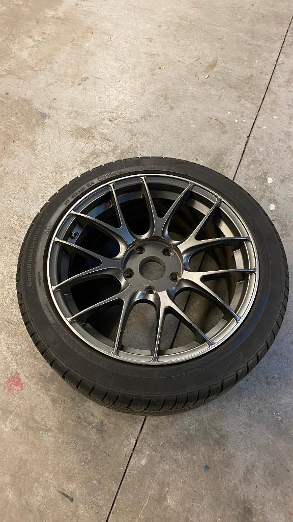 velgen + winterbanden Porsche Cayman, Auto-onderdelen, Banden en Velgen, Banden en Velgen, Winterbanden, 19 inch, Overige, Personenwagen