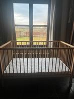 Tweelingpark in hout, perfecte staat, Kinderen en Baby's, Babyparken, Ophalen, Zo goed als nieuw, Wieltjes