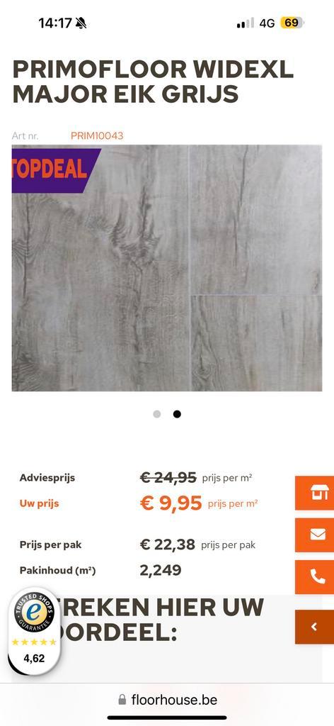 New laminate in sealed boxes, Huis en Inrichting, Woonaccessoires | Overige, Nieuw, Ophalen