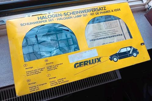 Nieuwe NOS retro mistlichten Gerlux, Auto-onderdelen, Verlichting, Alfa Romeo, Amerikaanse onderdelen, Audi, BMW, Daihatsu, Fiat