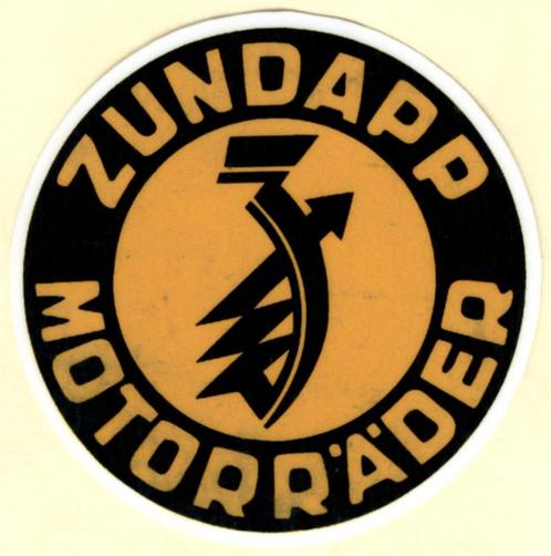 Zundapp Motorrader sticker #8, Motos, Accessoires | Autocollants, Envoi