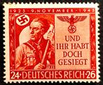DR: 20ste verjaardag bierkellerputsch 1943 POSTFRIS-, Ophalen of Verzenden, Overige periodes, Postfris