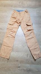 donkerbeige bruine cognac broek Hema maat 134, Broek, Gebruikt, Ophalen of Verzenden, Hema