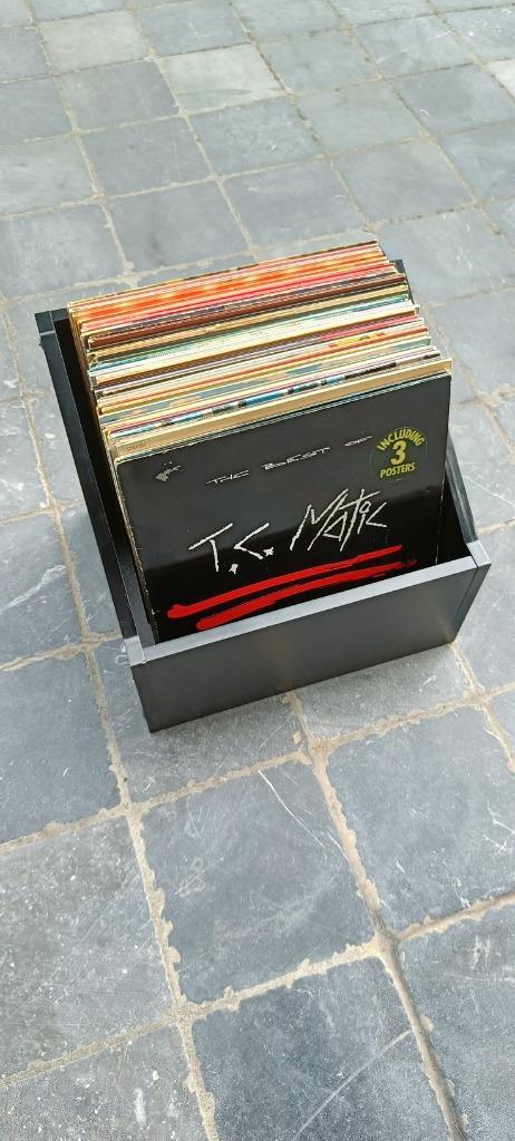 Houten Platenbakken voor vinyl lps, Cd's en Dvd's, Vinyl | Rock, Gebruikt, Ophalen