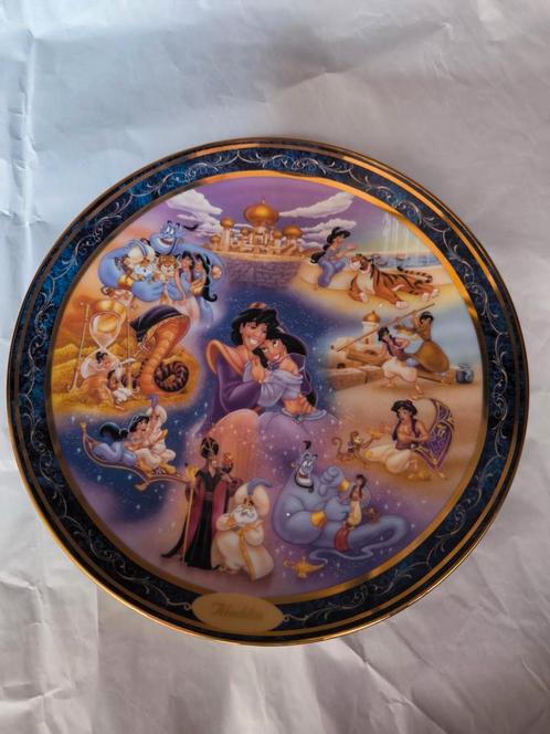 Vintage Disney Aladdin Limited Edition genummerd bordje, Verzamelen, Film en Tv, Ophalen of Verzenden