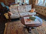 Canapé 3 places, 2 fauteuils à donner, Ophalen, Hout, Gebruikt, Driepersoons