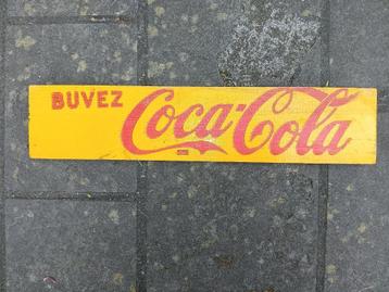 Authentiek oud houten Coca Cola plankje beschikbaar voor biedingen