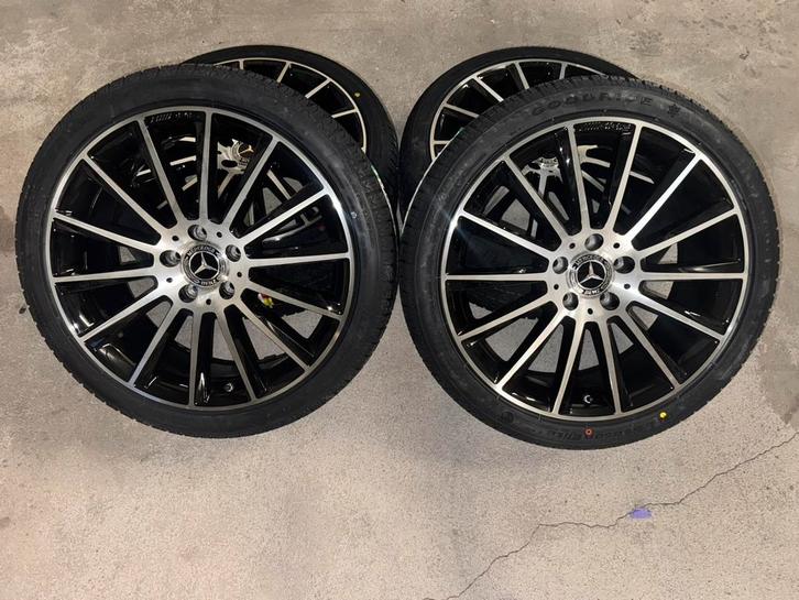 19 inch Origineel Mercedes Breedset AMG C klasse velgen, Auto-onderdelen, Banden en Velgen, Banden en Velgen, All Season, 19 inch