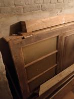 Oude houten deuren met glas., Enlèvement, Verre