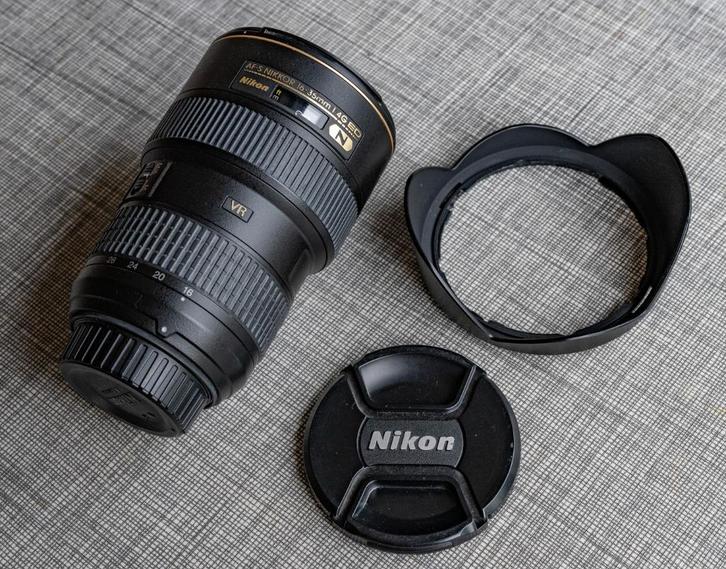 Nikon 16-35 mm F4, Audio, Tv en Foto, Foto | Lenzen en Objectieven, Gebruikt, Groothoeklens, Zoom, Ophalen