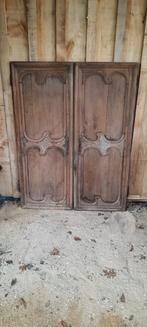 Portes d'armoires en chêne 122 cm x 158 cm, Bricolage & Construction, Comme neuf, Enlèvement