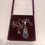 Collier en argent ancien+pendentif avec Delft, Enlèvement ou Envoi, Argent, Pendentif