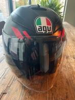 Agv jethelm maat L 59/60, Motoren, Kleding | Motorhelmen, L, Jethelm, AGV