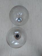 Retro lampen/glas, Huis en Inrichting, Lampen | Lampenkappen, Ophalen of Verzenden, Zo goed als nieuw