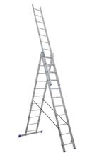 LADDER ESCALO STABILO II ALU REFORMLADDER / SCHUIFLADDER 3X1, Ophalen, Zo goed als nieuw, Ladder, Opvouwbaar of Inschuifbaar