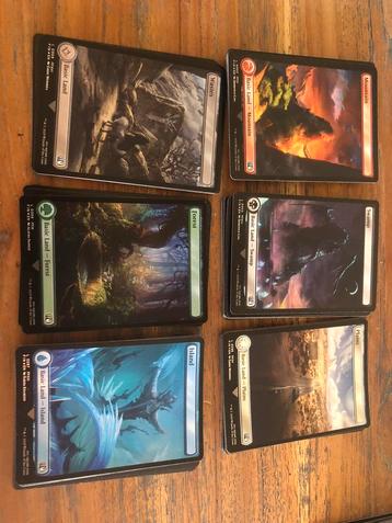 Final fantasy full art basic lands (foil/non-foil) beschikbaar voor biedingen