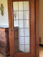 verschillende retro deuren met loodglas, Doe-het-zelf en Bouw, Gebruikt, Hout, Ophalen, Binnendeur