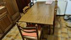 Eettafel en 5 stoelen, Huis en Inrichting, Ophalen, Zo goed als nieuw, Eikenhout