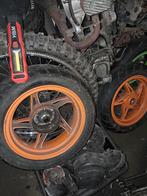 Roue avec pneu scooter kymco peugeot etc, Fietsen en Brommers, Gebruikt, Kymco, Ophalen, Peugeot