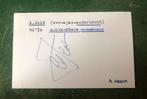 Originele handtekening Arie Haan Anderlecht, Verzenden