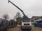 MAN vrachtwagen met kraan, Automaat, Achterwielaandrijving, MAN, Wit