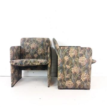 2x vintage jaren 80 fauteuil