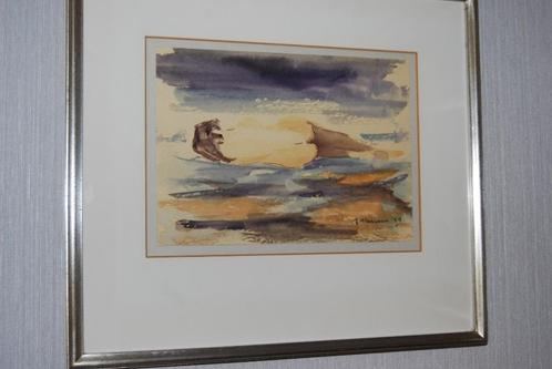 Josy Kenens Liggend naakt",, Antiek en Kunst, Kunst | Schilderijen | Modern, Ophalen