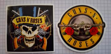 2 stickers Guns and Roses beschikbaar voor biedingen