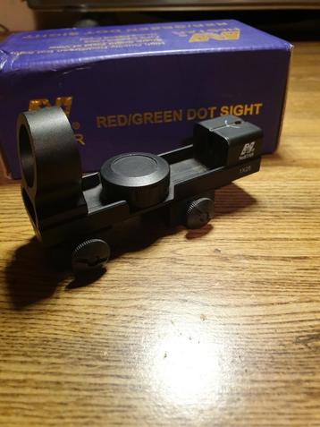 Rode stip groen en rood  beschikbaar voor biedingen