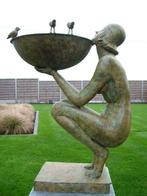 BRONZEN ART-DECO FONTEIN EXCLUSIEF AAN OUDE OPRUIMPRIJS !!!, Tuin en Terras, Ophalen of Verzenden, Nieuw, Overige materialen, Waterornament