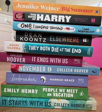 10 Engelstalige boeken beschikbaar voor biedingen